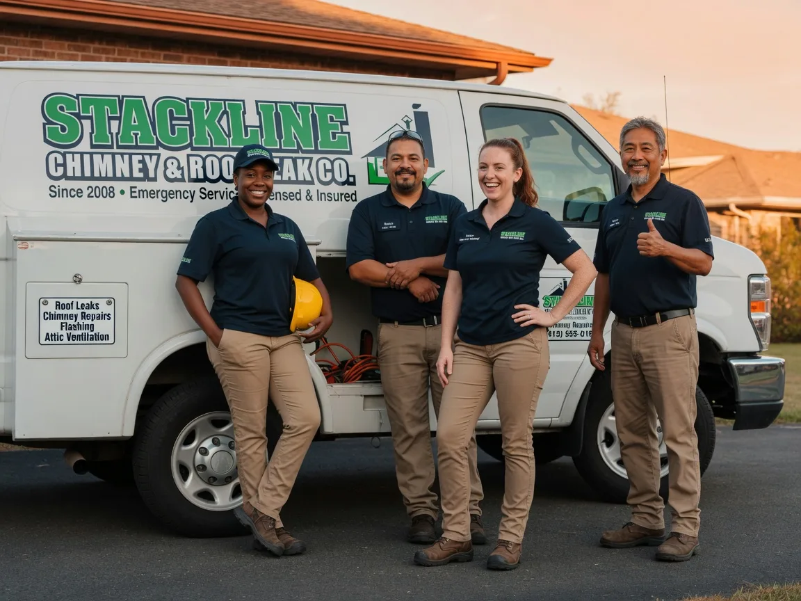 Chimney flashing repair company in Leisenring, PA